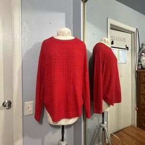 St. John's Bay Red Crewneck Sweater
